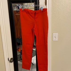 Joe Fresh size 2 straight leg pants, they are orange